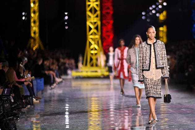 PFW - Chanel Runway A model walks the runway during the Chanel Womenswear Fall Winter 2026-2027 show as part of Paris Fashion Week on March 09, 2026 in Paris, France. Photo by Franck Castel ABACAPRESS.COM Paris France  Copyright: xCastelxFranck ABACAx