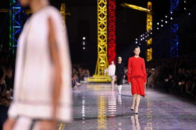 PFW - Chanel Runway A model walks the runway during the Chanel Womenswear Fall Winter 2026-2027 show as part of Paris Fashion Week on March 09, 2026 in Paris, France. Photo by Franck Castel ABACAPRESS.COM Paris France  Copyright: xCastelxFranck ABACAx
