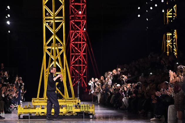 PFW - Chanel Runway Matthieu Blazy, walks the runway during the Chanel Womenswear Fall Winter 2026-2027 show as part of Paris Fashion Week on March 09, 2026 in Paris, France. Photo by Franck Castel ABACAPRESS.COM Paris France  Copyright: xCastelxFranck ABACAx