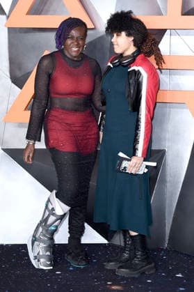 Maggie Aderin-Pocock mit Begleitung bei der Premiere des Kinofilms Project Hail Mary Der Astronaut im Cineworld Leicester Square. London, 09.03.2026