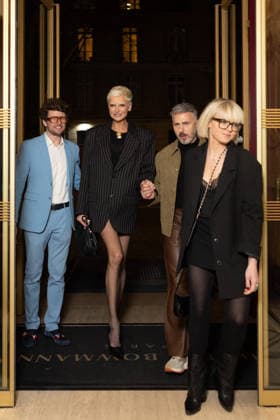 Etienne Jeanson, Adriana Karembeu, Thierry Martino Launch party for Lui magazine at the Bowmann Hotel in Paris on 9 March 2026 Julien Sarkissian Bestimage Launch party for Lui magazine at the Bowmann Hotel in Paris on 9 March 2026 Paris France  Copyright: xJulienxSarkissianx xBestimagexJulienxSarkissianx xBestimagex