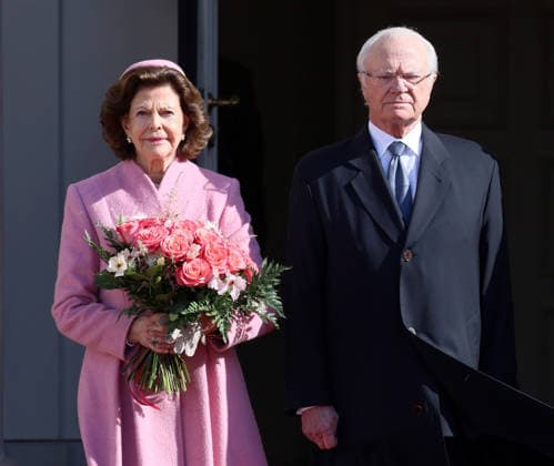 Swedish royal couple visits Poland Photo: Wojciech Olkusnik East News King of Sweden Carl XVI Gustaf and his wife Queen Silvia are welcomed by the president of Poland Karol Nawrocki and his wife Marta Nawrocka (both not pictured) at the courtyard of the Presidential Palace on March 10, 2026 in Warsaw, Poland. The Swedish royal couple pays a three-day state visit to Poland focused on strengthening bilateral ties, defense, and security. EN_01673827_0021 