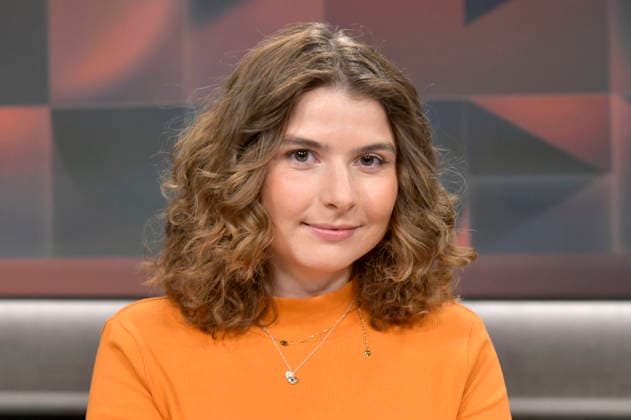 Özge Inan in der ARD-Talkshow hart aber fair im Studio Adlershof. Berlin, 09.03.2026
