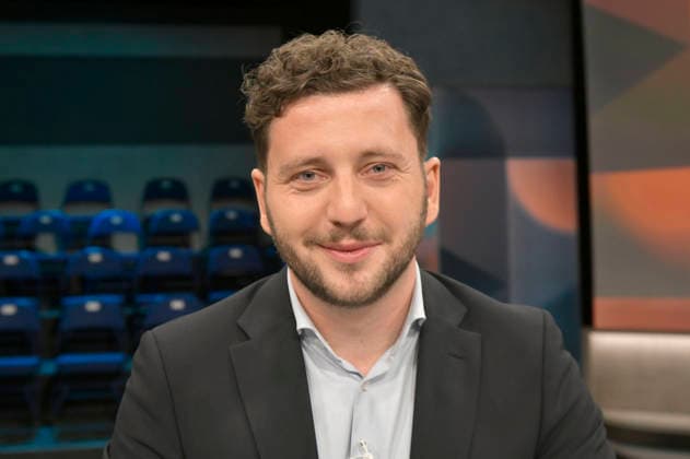 Felix Banaszak in der ARD-Talkshow hart aber fair im Studio Adlershof. Berlin, 09.03.2026