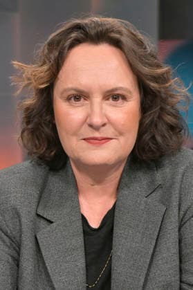 Jana Hensel in der ARD-Talkshow hart aber fair im Studio Adlershof. Berlin, 09.03.2026