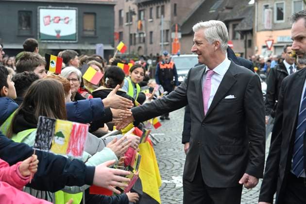 The King and Queen Visit The Province Of Antwerpen BORNEM, BELGIUM - MARCH 10 : King Philippe and Queen Mathilde are visiting the province of Antwerp. The visit of the Royal Couple concludes with a meeting with the public at Kardinaal Mercierplein in Bornem...on March 10, 2026 in Bornem, Belgium, 10 03 2026 Bornem Belgium  Copyright: xBertxVanxDenxBrouckex