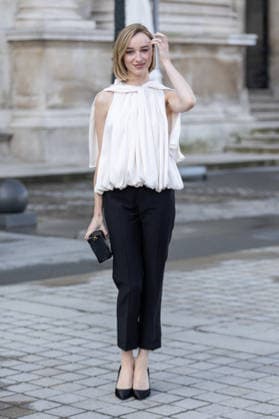 PFW Louis Vuitton Arrivals NB Phoebe Dynevor arrived at the Louis Vuitton Womenswear Fall Winter 2026-2027 show as part of Paris Fashion Week on March 10, 2026 in Paris, France. Photo by Nasser Berzane ABACAPRESS.COM Paris France  Copyright: xBerzanexNasser ABACAx