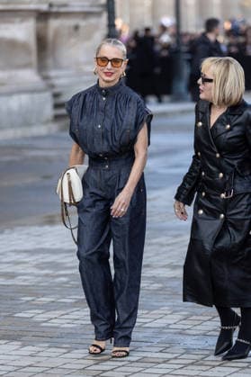 PFW Louis Vuitton Arrivals NB Katherine LaNasa arrived at the Louis Vuitton Womenswear Fall Winter 2026-2027 show as part of Paris Fashion Week on March 10, 2026 in Paris, France. Photo by Nasser Berzane ABACAPRESS.COM Paris France  Copyright: xBerzanexNasser ABACAx
