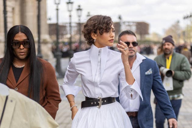 PFW Louis Vuitton Arrivals NB Zendaya Coleman arrived at the Louis Vuitton Womenswear Fall Winter 2026-2027 show as part of Paris Fashion Week on March 10, 2026 in Paris, France. Photo by Nasser Berzane ABACAPRESS.COM Paris France  Copyright: xBerzanexNasser ABACAx
