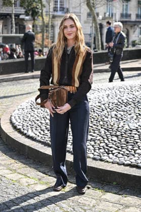 PFW Miu Miu Outside Arrivals Chiara Ferragni arriving at the Miu Miu show during Fashion Week in Paris, France on March 10, 2026. Photo by Julien Reynaud APS-Medias ABACAPRESS.COM Paris France  Copyright: xReynaudxJulien APS-Medias ABACAx