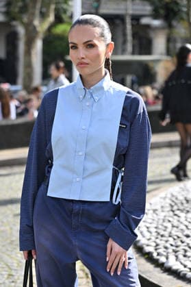PFW Miu Miu Outside Arrivals Thylane Blondeau arriving at the Miu Miu show during Fashion Week in Paris, France on March 10, 2026. Photo by Julien Reynaud APS-Medias ABACAPRESS.COM Paris France  Copyright: xReynaudxJulien APS-Medias ABACAx