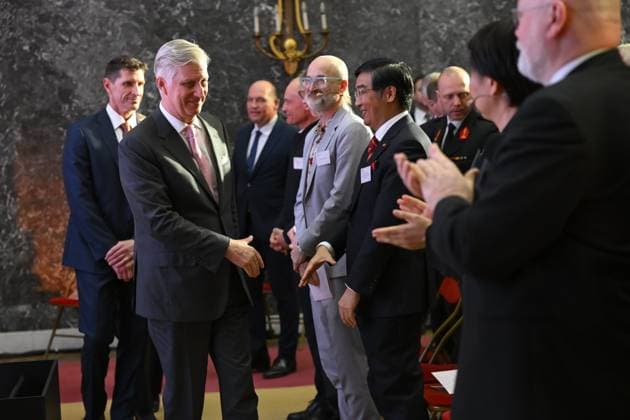 King Philippe Presents 2026 Solvay Prize BRUSSELS, BELGIUM - MARCH 10: King Philippe of Belgium pictured during the 2026 Ernest Solvay Prize ceremony on March 10, 2026 in Brussels, Belgium, 10 03 2026 Brussels Belgium  Copyright: xPhilipxReynaersx