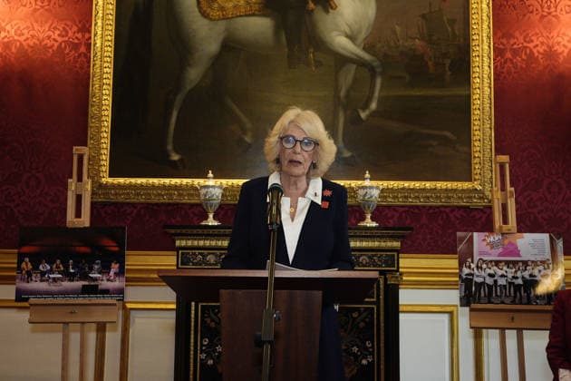 Women of the World reception at James s Palace Queen Camilla, President of Women of the World (WOW), speaks during a reception at St James s Palace, London, to mark International Women s Day and the fifteenth year of WOW. Women of the World is a global alliance of partners, working together to drive an equal and inclusive future for women, girls and non-binary people. Picture date: Tuesday March 10, 2026., Credit:Aaron Chown Avalon UK, London  Copyright: xAaronxChownx xAvalonx 1081734606
