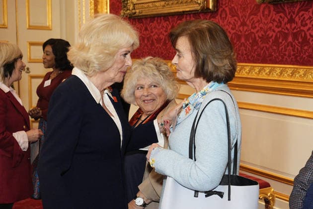 Women of the World reception at James s Palace Queen Camilla, President of Women of the World (WOW), speaks with Cherie Blair during a reception at St James s Palace, London, to mark International Women s Day and the fifteenth year of WOW. Women of the World is a global alliance of partners, working together to drive an equal and inclusive future for women, girls and non-binary people. Picture date: Tuesday March 10, 2026., Credit:Aaron Chown Avalon UK, London  Copyright: xAaronxChownx xAvalonx 1081734646