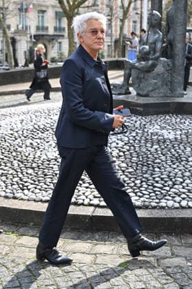 PFW Miu Miu Outside Arrivals Baz Luhrmann arriving at the Miu Miu show during Fashion Week in Paris, France on March 10, 2026. Photo by Julien Reynaud APS-Medias ABACAPRESS.COM Paris France  Copyright: xReynaudxJulien APS-Medias ABACAx