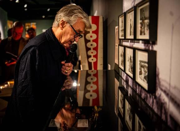 10.3.2026 xesx Frankfurt am Main, Filmmuserum W.I.M. Im Lauf der Zeit Â­ Eine Wim Wenders Ausstellung Bild zeigt Wim Wenders im Filmmuserum vor der Austellungseröffnung