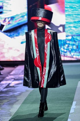 PFW Pierre Cardin Runway A model walks the runway at the Pierre Cardin show during Fashion Week in Paris, France on March 10, 2026. Photo by Julien Reynaud APS-Medias ABACAPRESS.COM Paris France  Copyright: xReynaudxJulien APS-Medias ABACAx