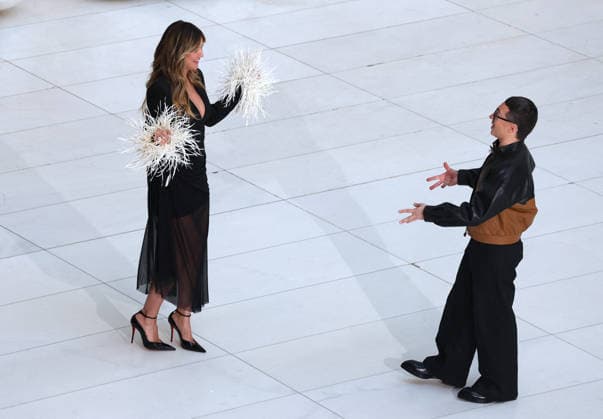 Heidi Klum and Christian Siriano filming Project Runway in NYC TV hosts Heidi Klum and Christian Siriano are filming new season of Project Runway at the Oculus in New York, NY on March 10, 2026. Photo by Dylan Travis ABACAPRESS.COM New York NY  Copyright: xDylanxTravis ABACAx