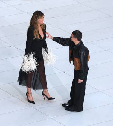 Heidi Klum and Christian Siriano filming Project Runway in NYC TV hosts Heidi Klum and Christian Siriano are filming new season of Project Runway at the Oculus in New York, NY on March 10, 2026. Photo by Dylan Travis ABACAPRESS.COM New York NY  Copyright: xDylanxTravis ABACAx