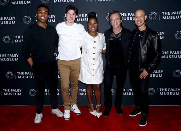 Entertainment Bilder des Tages #2 News Bilder des Tages #2 PaleyLive: The Tribe Has Spoken: An Evening with Jeff Probst and Survivor 50 Castaways Kyle Fraser, Rizo Velovic, Cirie Fields, Jeff Probst and Vladimir Duthiers attending PaleyLive: The Tribe Has Spoken: An Evening with Jeff Probst and Survivor 50 Castaways held at The Paley Museum on March 10, 2026 in New York City, NY New York City The Paley Museum NY USA Copyright: xStevenxBergman AFF-USA.COMx