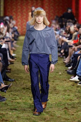 (260311) -- PARIS, March 11, 2026 -- A model presents a creation from the Ready-to-Wear Fall Winter 2026-2027 collections by Miu Miu during the Paris Fashion Week, in Paris, France, on March 10, 2026. ( Handout via Xinhua) FRANCE-PARIS-FASHION WEEK-MIU MIU MeetEurope 