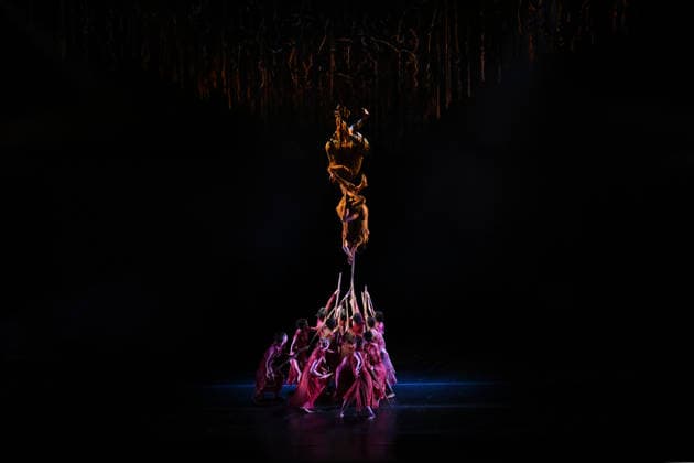 AUSTRALIAN BALLET FLORA PREVIEW, The Australian Ballet and Bangarra Dance Theatre perform during a media preview of Flora at the Regent Theatre in Melbourne, Wednesday, March 11, 2026. ( NO ARCHIVING MELBOURNE VICTORIA AUSTRALIA  Copyright: xJAMESxROSSx 20260311113806737360