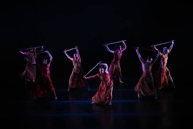 AUSTRALIAN BALLET FLORA PREVIEW, The Australian Ballet and Bangarra Dance Theatre perform during a media preview of Flora at the Regent Theatre in Melbourne, Wednesday, March 11, 2026. ( NO ARCHIVING MELBOURNE VICTORIA AUSTRALIA  Copyright: xJAMESxROSSx 20260311150216452947