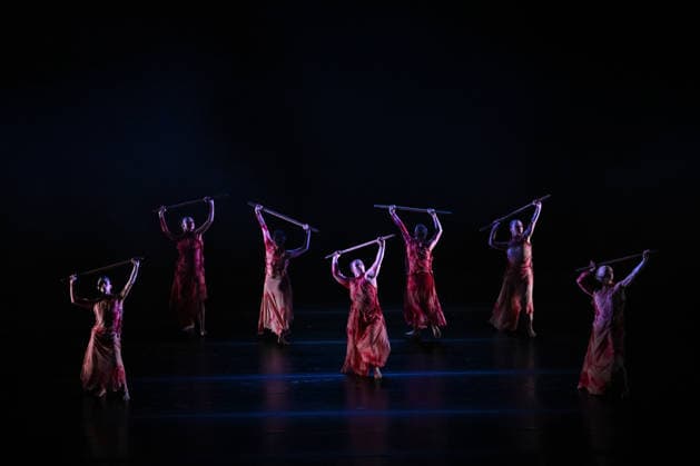 AUSTRALIAN BALLET FLORA PREVIEW, The Australian Ballet and Bangarra Dance Theatre perform during a media preview of Flora at the Regent Theatre in Melbourne, Wednesday, March 11, 2026. ( NO ARCHIVING MELBOURNE VICTORIA AUSTRALIA  Copyright: xJAMESxROSSx 20260311184318616429