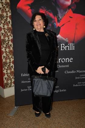 Rome, Quirino Theatre Before the theatrical performance The Master , In the photo: Simonetta Matone  Copyright: xVincenzoxLandix xipa-agency.netx xVincenzoxLandix IPA_Agency_IPA72694659