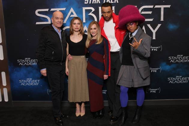 LOS ANGELES, CALIFORNIA - MARCH 10: Robert Picardo, Bella Shepard, Holly Hunter, Sandro Rosta and Kerrice Brooks attend the Star Trek: Starfleet Academy FYC event at Linwood Dunn Theater on March 10, 2026 in Los Angeles, California. Credit: USA - ZUMAa123 20260310_zaa_a123_030 Copyright: xAdMediax