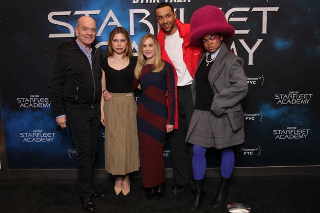 LOS ANGELES, CALIFORNIA - MARCH 10: Robert Picardo, Bella Shepard, Holly Hunter, Sandro Rosta and Kerrice Brooks attend the Star Trek: Starfleet Academy FYC event at Linwood Dunn Theater on March 10, 2026 in Los Angeles, California. Credit: USA - ZUMAa123 20260310_zaa_a123_045 Copyright: xAdMediax