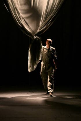 Russell Maliphant Dance Company Landscapes at Sadler s Wells East Russell Maliphant Dance Company Landscapes at Sadler s Wells East, London on Tuesday 10th March., Credit:Laura Rose Avalon  Copyright: xLauraxRosex xAvalonx 1081834949