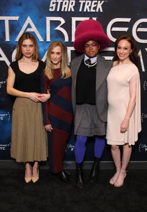 Los Angeles Premiere Of Paramount+ s Star Trek: Starfleet Academy 10 March 2026 . Los Angeles, California -Bella Shepard, Holly Hunter, Kerrice Brooks, Noga Landau At The Los Angeles Premiere Of Paramount+ s Star Trek: Starfleet Academy held at Linwood Dunn Theater in Los Angeles., Credit:Sadou Faye Avalon United States, CA, Los Angeles, Linwood Dunn Theater  Copyright: xSadouxFayex xAvalonx 1081890223
