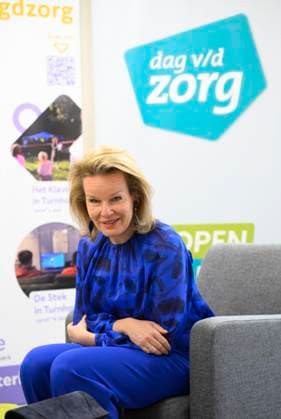 Queen Mathilde Visits Youth Care De Kering BRUSSELS, BELGIUM - MARCH 11: Queen Mathilde of Belgium pictured visiting the youth care department De Kering of non-profit Ter Loke on March 11, 2026 in Brussels, Belgium, 11 03 2026 Brussels Belgium  Copyright: xPhilipxReynaersx