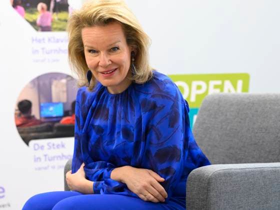 Queen Mathilde Visits Youth Care De Kering BRUSSELS, BELGIUM - MARCH 11: Queen Mathilde of Belgium pictured visiting the youth care department De Kering of non-profit Ter Loke on March 11, 2026 in Brussels, Belgium, 11 03 2026 Brussels Belgium  Copyright: xPhilipxReynaersx