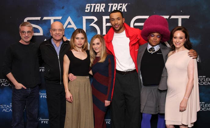 Star Trek: Starfleet Academy Premiere - LA Alex Kurtzman, Robert Picardo, Bella Shepard, Holly Hunter, Sandro Rosta, Kerrice Brooks, Noga Landau , At The Los Angeles Premiere Of Paramount+ s Star Trek: Starfleet Academy At Linwood Dunn Theater In Los Angeles CA, USA on March 10 , 2026. Photo by Fati S ABACAPRESS.COM Los Angeles CA United States  Copyright: xFatixSadou ABACAPRESS.COMx