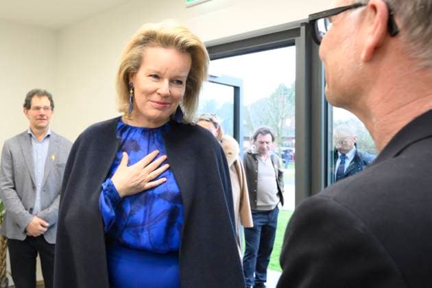 Queen Mathilde Visits Youth Care De Kering BRUSSELS, BELGIUM - MARCH 11: Queen Mathilde of Belgium pictured visiting the youth care department De Kering of non-profit Ter Loke on March 11, 2026 in Brussels, Belgium, 11 03 2026 Brussels Belgium  Copyright: xPhilipxReynaersx