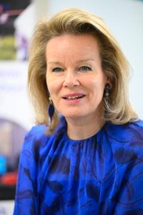 Queen Mathilde Visits Youth Care De Kering BRUSSELS, BELGIUM - MARCH 11: Queen Mathilde of Belgium pictured visiting the youth care department De Kering of non-profit Ter Loke on March 11, 2026 in Brussels, Belgium, 11 03 2026 Brussels Belgium  Copyright: xPhilipxReynaersx