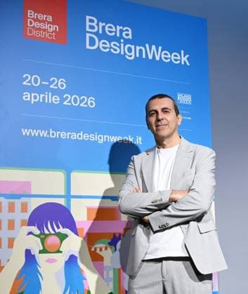 Milan, Italy Fuorisalone and Brera Design Week 2026 institutional presentation of Studiolabo s project in the Buzzati room. In the photo: Cristian Confalonieri co-founder of Studiolabo  Copyright: xNickxZonnax xipa-agency.netx xNickxZonnax IPA_Agency_IPA72719226
