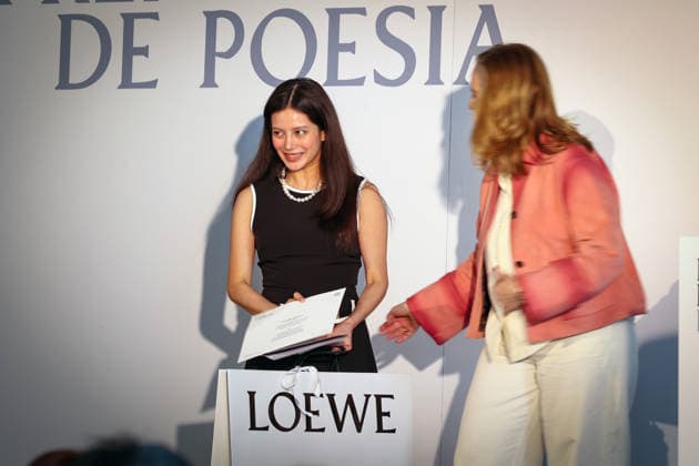 Hugo Mujica and Leonor Pataki collect the XXXVIII Loewe Poetry Prize The poet Leonor Pataki during the presentation of the XXXVIII Loewe Poetry Prize, on March 11, 2026, in Madrid Spain FAMOSOSOS POETRY Ángel Díaz Brin Madrid Madrid Madrid Spain Copyright: xÃngelxDiazxBrinasx 7358323