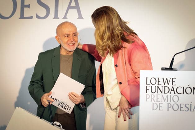 Hugo Mujica and Leonor Pataki collect the XXXVIII Loewe Poetry Prize The poet Hugo Mujica during the presentation of the XXXVIII Loewe Poetry Prize, on March 11, 2026, in Madrid Spain FAMOSOSOS POETRY Ángel Díaz Brin Madrid Madrid Madrid Spain Copyright: xÃngelxDiazxBrinasx 7358326