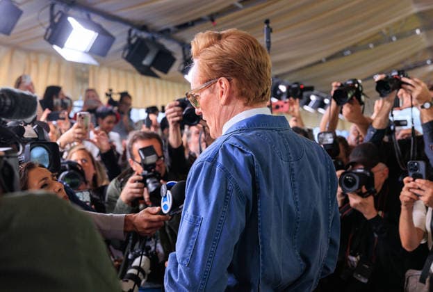 March 11, 2026, Hollywood, California, USA: 98th Oscars host Conan OÃ¢â‚¬â ¢Brien is interviewed after rolling out the Red Carpet on Wednesday March 11, 2026 at the Dolby Theater in Hollywood, California for the upcoming Academy Awards. JAVIER ROJAS PI Hollywood USA - ZUMAp124 20260311_zaa_p124_035 Copyright: xJavierxRojasx