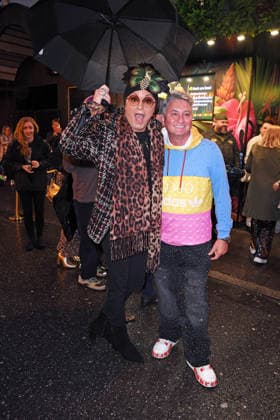 Julian F. M. Stöckel, Hubert Fella bei der ERÖFFNUNG DER OLIVIA JONES DSCHUNGELBAR auf der Grosse Freiheit in Hamburg am 11.03.2026