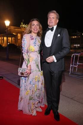 Freundship Award 2026 Caterina Goll, Tim Zimmermann German-British Freundship Award 2026 für Nico Rosberg, AXICA Lounge, Berlin, Datum: 11.03.2026 Copyright: xEventpress Kratschx