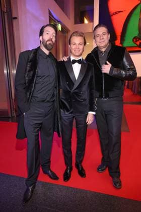 Freundship Award 2026 Alec Völkel, Nico Rosberg, Sascha Vollmer German-British Freundship Award 2026 für Nico Rosberg, AXICA Lounge, Berlin, Datum: 11.03.2026 Copyright: xEventpress Kratschx