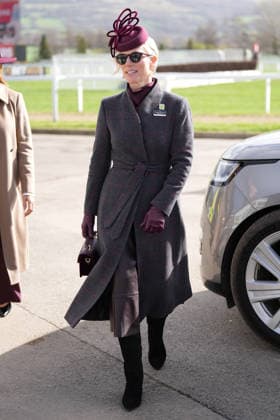 Ladies Day at Cheltenham Festival Zara Tindall attends Ladies Day at Cheltenham Festival, Cheltenham Racecourse, Cheltenham, Gloucestershire, UK, on the 11th March 2026 Picture by James Whatling Cheltenham Cheltenham Racecourse Gloucestershire United Kingdom  WHA-0810