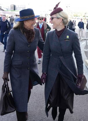 Ladies Day at Cheltenham Festival Carole Middleton and Zara Tindall attend Ladies Day at Cheltenham Festival, Cheltenham Racecourse, Cheltenham, Gloucestershire, UK, on the 11th March 2026 Picture by James Whatling Cheltenham Cheltenham Racecourse Gloucestershire United Kingdom  WHA-0810