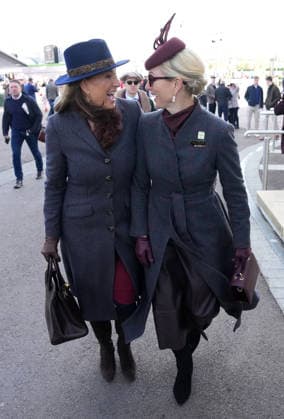 Ladies Day at Cheltenham Festival Carole Middleton and Zara Tindall attend Ladies Day at Cheltenham Festival, Cheltenham Racecourse, Cheltenham, Gloucestershire, UK, on the 11th March 2026 Picture by James Whatling Cheltenham Cheltenham Racecourse Gloucestershire United Kingdom  WHA-0810