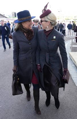 Ladies Day at Cheltenham Festival Carole Middleton and Zara Tindall attend Ladies Day at Cheltenham Festival, Cheltenham Racecourse, Cheltenham, Gloucestershire, UK, on the 11th March 2026 Picture by James Whatling Cheltenham Cheltenham Racecourse Gloucestershire United Kingdom  WHA-0810