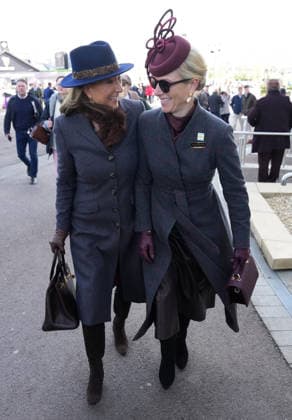 Ladies Day at Cheltenham Festival Carole Middleton and Zara Tindall attend Ladies Day at Cheltenham Festival, Cheltenham Racecourse, Cheltenham, Gloucestershire, UK, on the 11th March 2026 Picture by James Whatling Cheltenham Cheltenham Racecourse Gloucestershire United Kingdom  WHA-0810